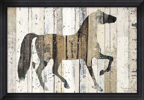 Framed Dark Horse Print