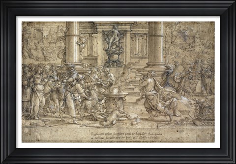 Framed Sacrifice at Lystra Print