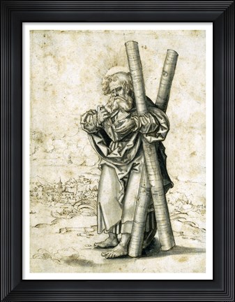 Framed Saint Andrew Print