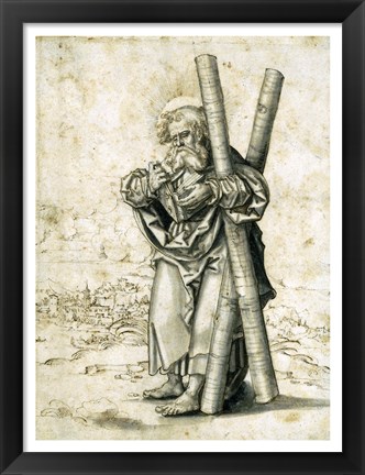 Framed Saint Andrew Print