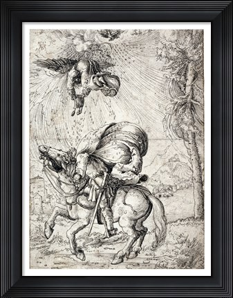 Framed Conversion of Saint Paul Print