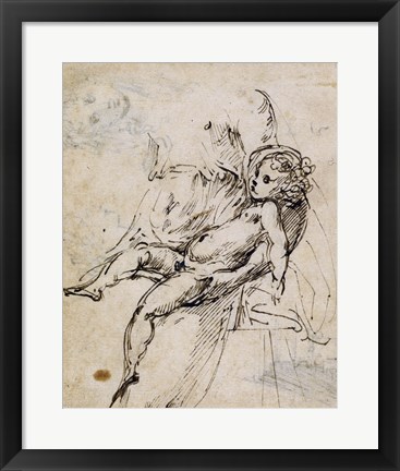 Framed Studies of the Madonna and Child Print