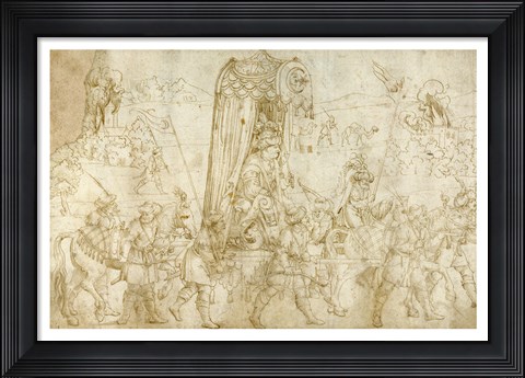 Framed Turkish Procession Print