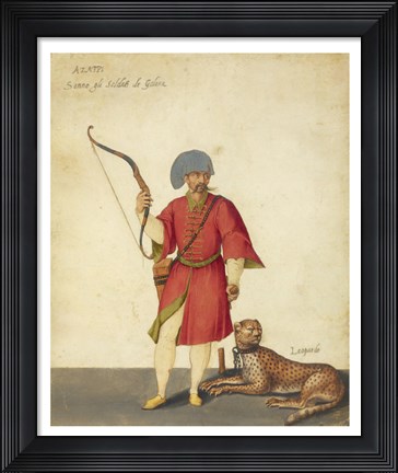 Framed Azappo Archer with a Cheetah Print