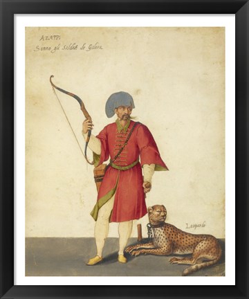 Framed Azappo Archer with a Cheetah Print