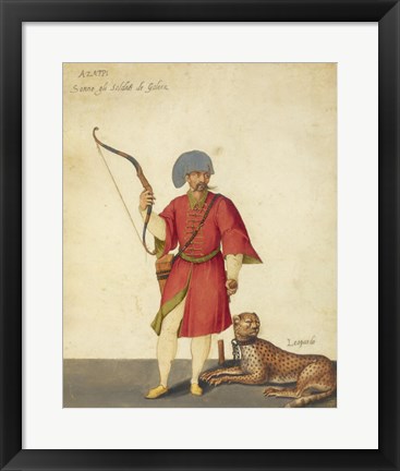 Framed Azappo Archer with a Cheetah Print