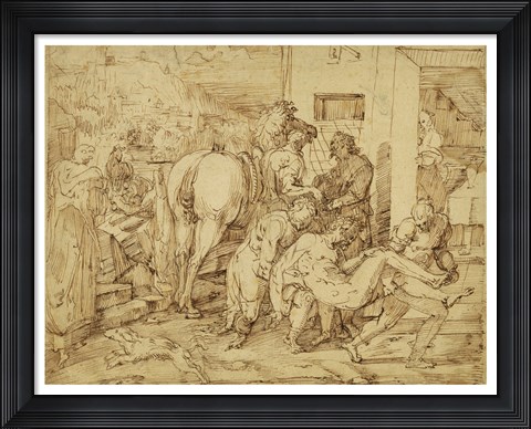 Framed Good Samaritan Print