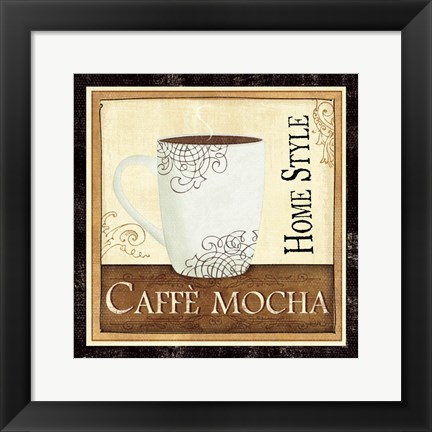 Framed Coffee and Cream IV Print