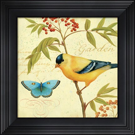 Framed Garden Passion II Print