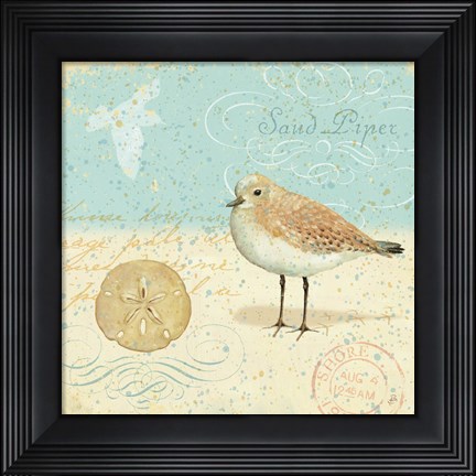 Framed Natural Seashore II Print