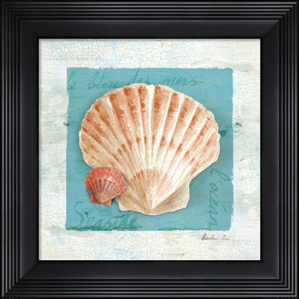 Framed Shades of Blue I Print