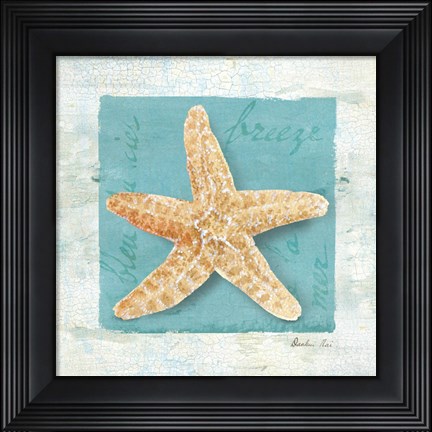 Framed Shades of Blue II Print