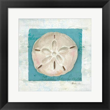 Framed Shades of Blue III Print