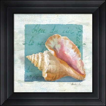 Framed Shades of Blue IV Print