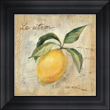 Framed Le Citron Print
