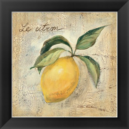 Framed Le Citron Print