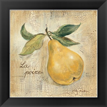 Framed La Poire Print