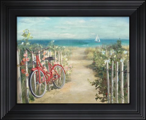 Framed Summer Ride Crop Print