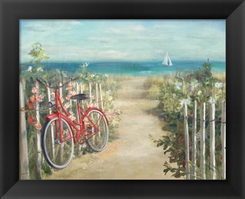 Framed Summer Ride Crop Print