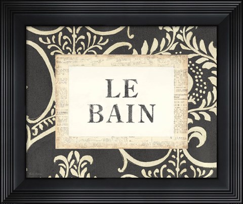 Framed Le Bain Print
