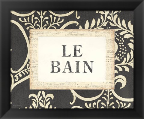Framed Le Bain Print