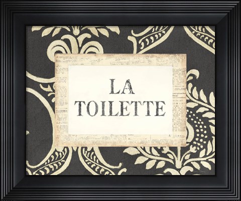 Framed La Toilette Print
