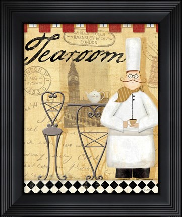Framed Chef&#39;s Break IV Print