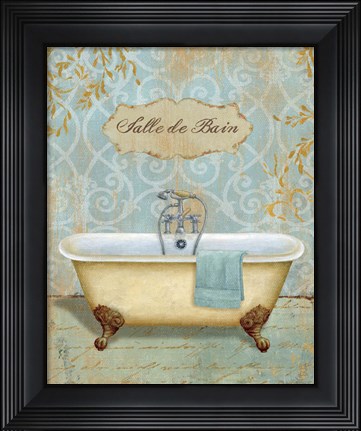 Framed Salle de Bain I Print