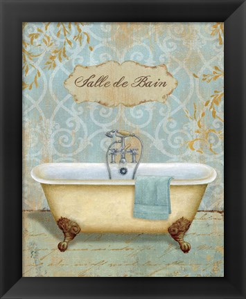 Framed Salle de Bain I Print