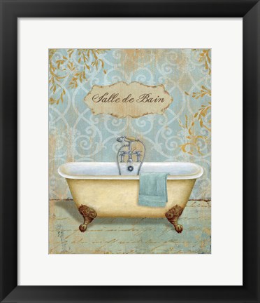 Framed Salle de Bain I Print