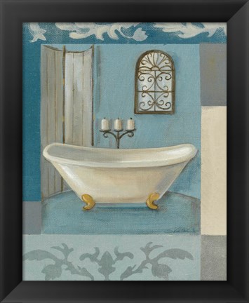 Framed Antique Bath I Print