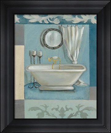 Framed Antique Bath II Print