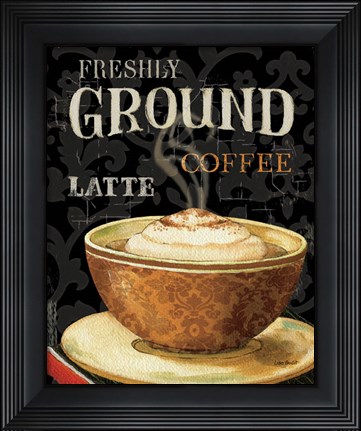 Framed Today&#39;s Coffee II Print