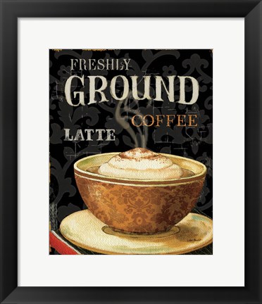 Framed Today&#39;s Coffee II Print