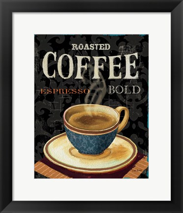 Framed Today&#39;s Coffee IV Print