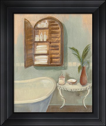 Framed Steam Bath II Print