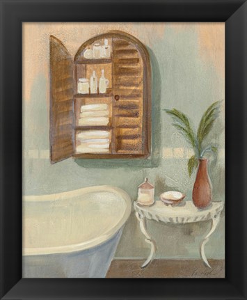 Framed Steam Bath II Print