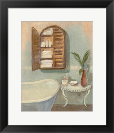 Framed Steam Bath II Print