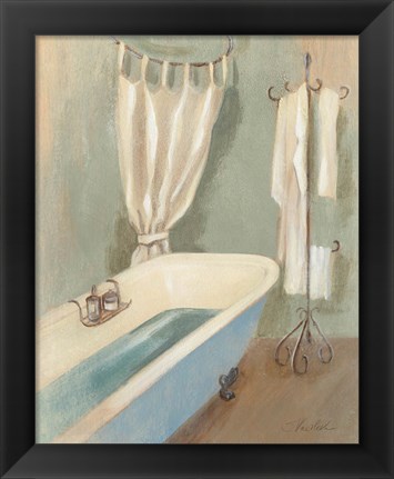 Framed Steam Bath III Print