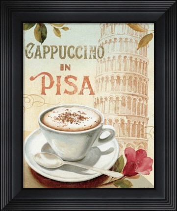 Framed Cafe in Europe IV Print
