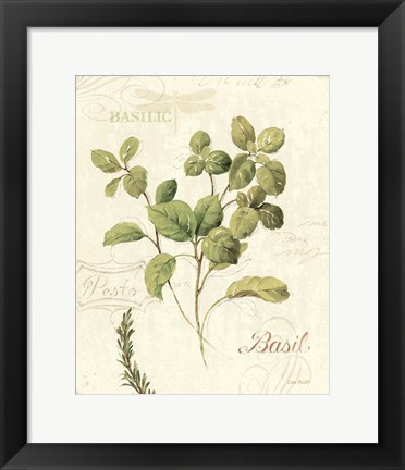 Framed Aromatique III Print