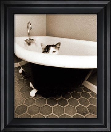 Framed Kitty III Print