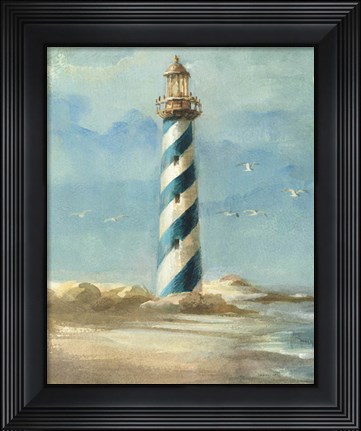 Framed Lighthouse I Print