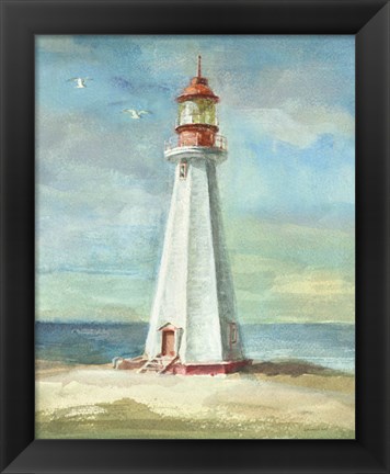 Framed Lighthouse III Print