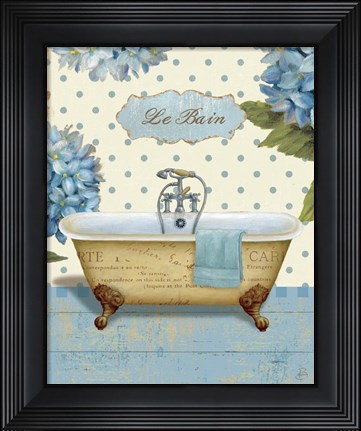 Framed Thinking of You Bath I Print