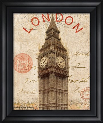 Framed Letter from London Print