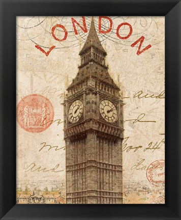 Framed Letter from London Print