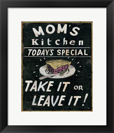 Framed Mom&#39;s Kitchen Print