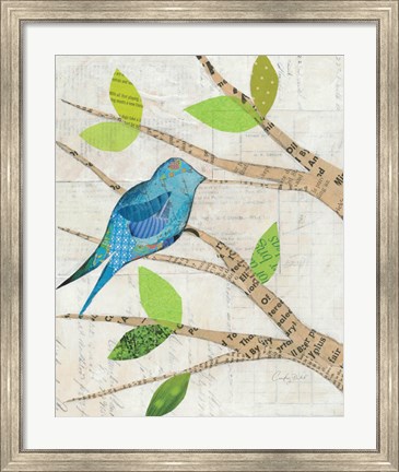 Framed Birds in Spring I Print