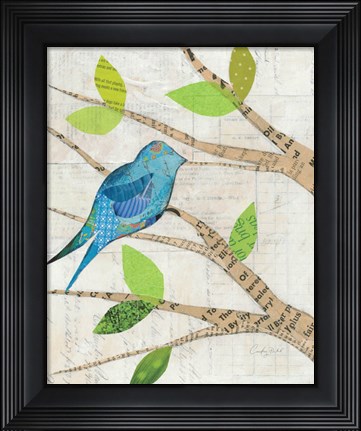 Framed Birds in Spring I Print